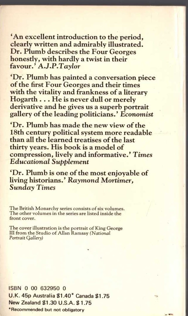 Michael Innes  HAMLET, REVENGE! magnified rear book cover image
