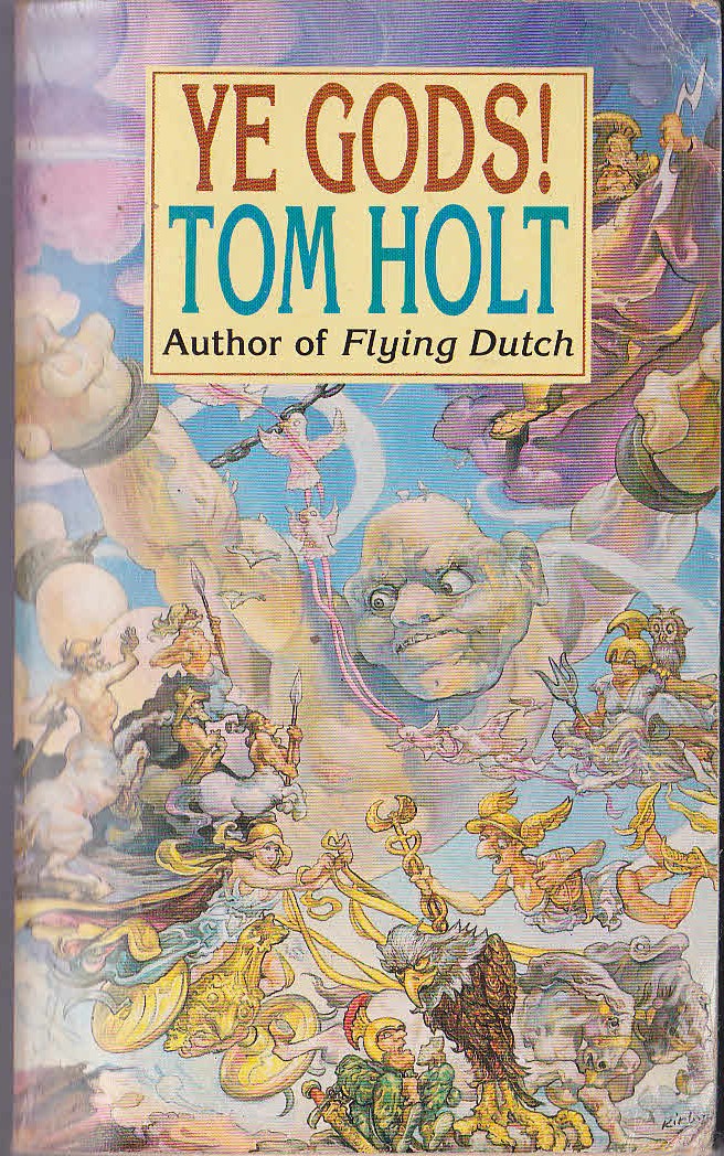 Tom Holt  YE GODS! front book cover image