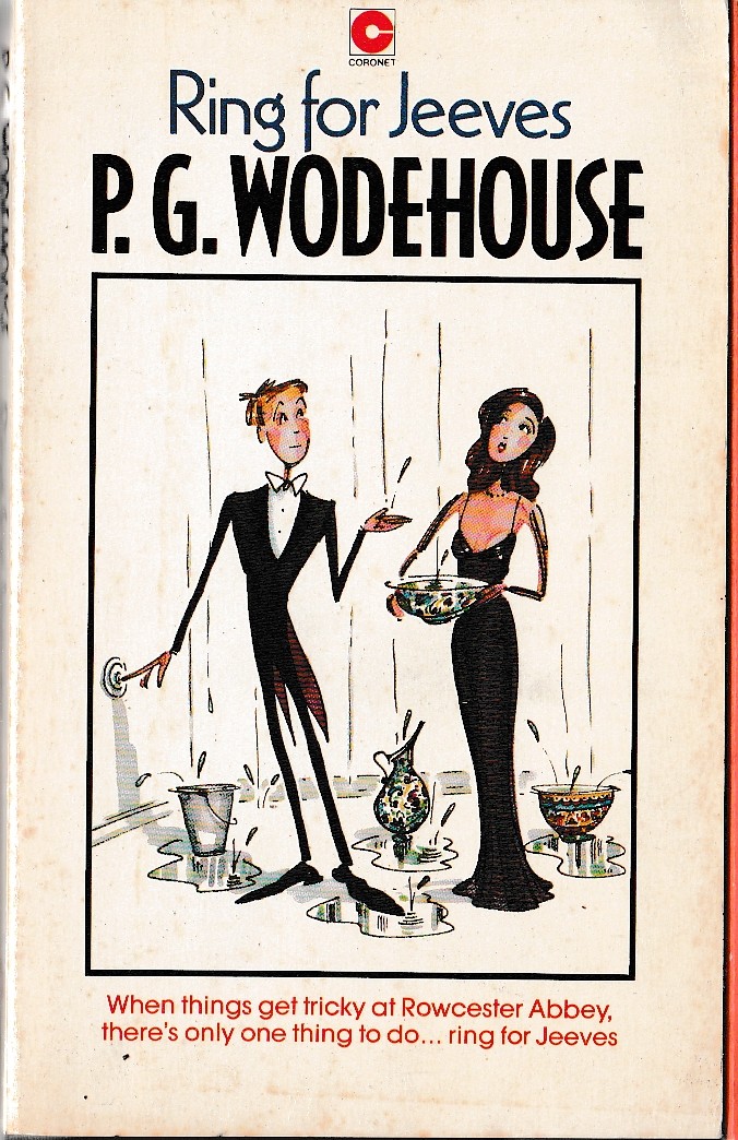 P.G. Wodehouse  RING FOR JEEVES front book cover image