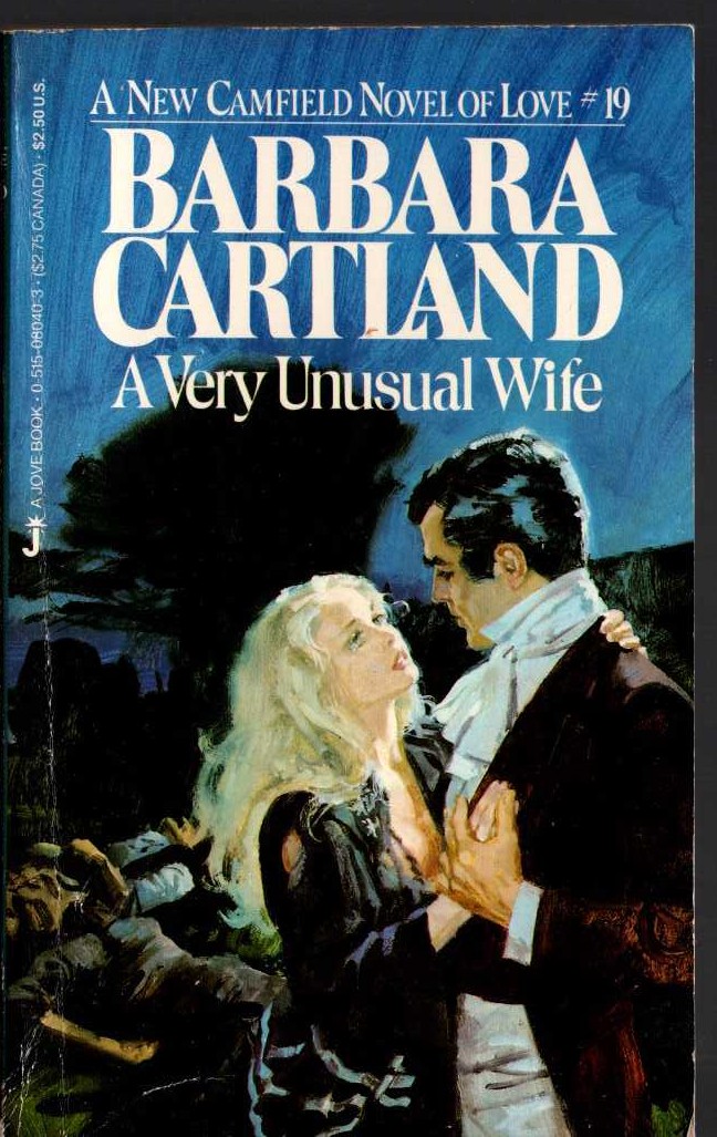 Barbara Cartland  A VERY UNUSUAL WIFE front book cover image