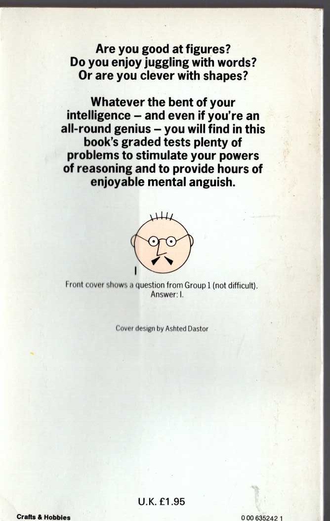 Norman Sullivan  USE YOUR INTELLIGENCE magnified rear book cover image