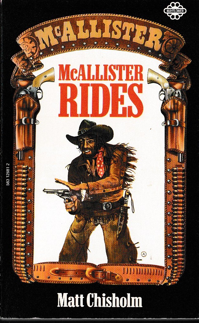 Matt Chisholm  McALLISTER RIDES front book cover image