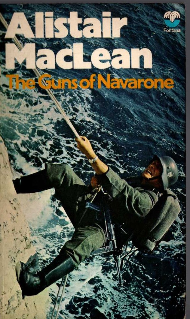 Alistair MacLean  THE GUNS OF NAVARONE front book cover image