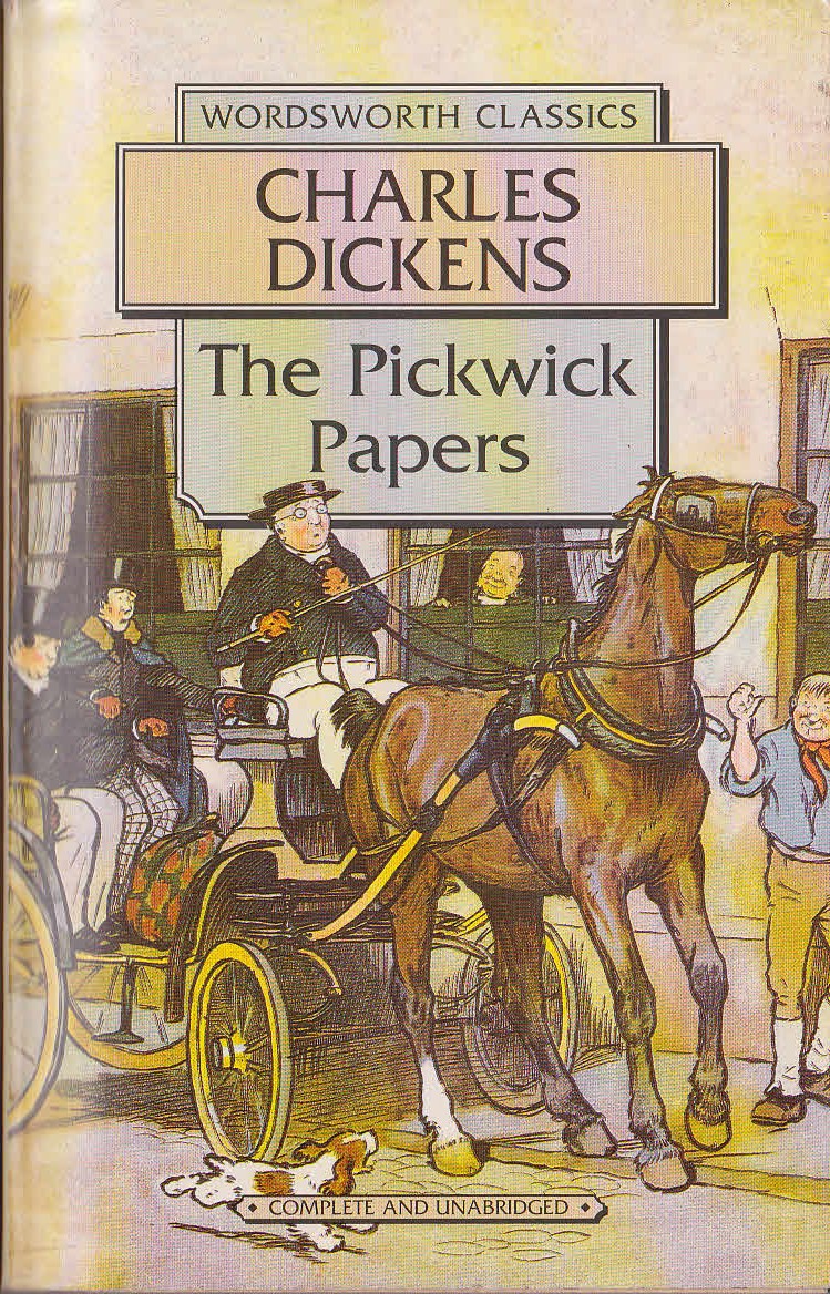 Charles Dickens  THE PICKWICK PAPERS front book cover image