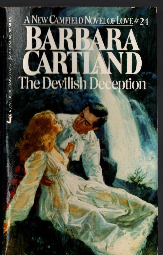 Barbara Cartland  THE DEVILISH DECEPTION front book cover image