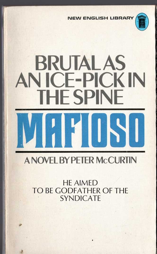 Peter McCurtin  MAFIOSO front book cover image