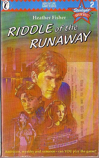 Heather Fisher  #2 RIDDLE OF THE RUNAWAY front book cover image