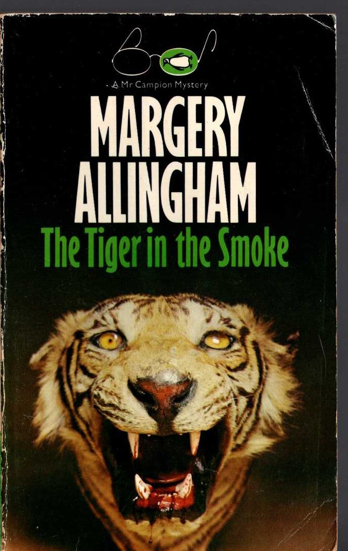 Margery Allingham  THE TIGER IN THE SMOKE front book cover image
