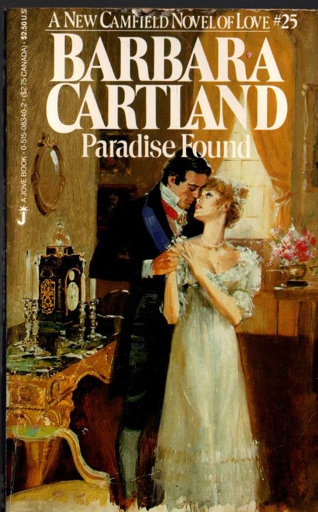 Barbara Cartland  PARADISE FOUND front book cover image