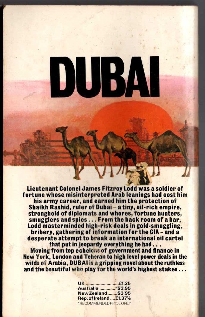 Robin Moore  DUBAI magnified rear book cover image