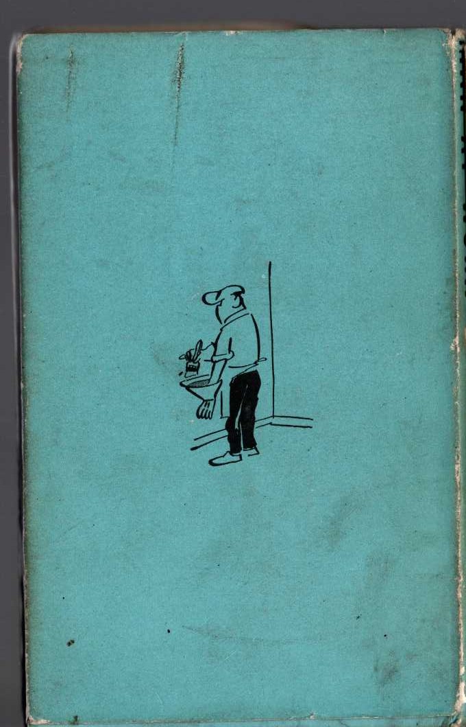MAN AT WORK magnified rear book cover image