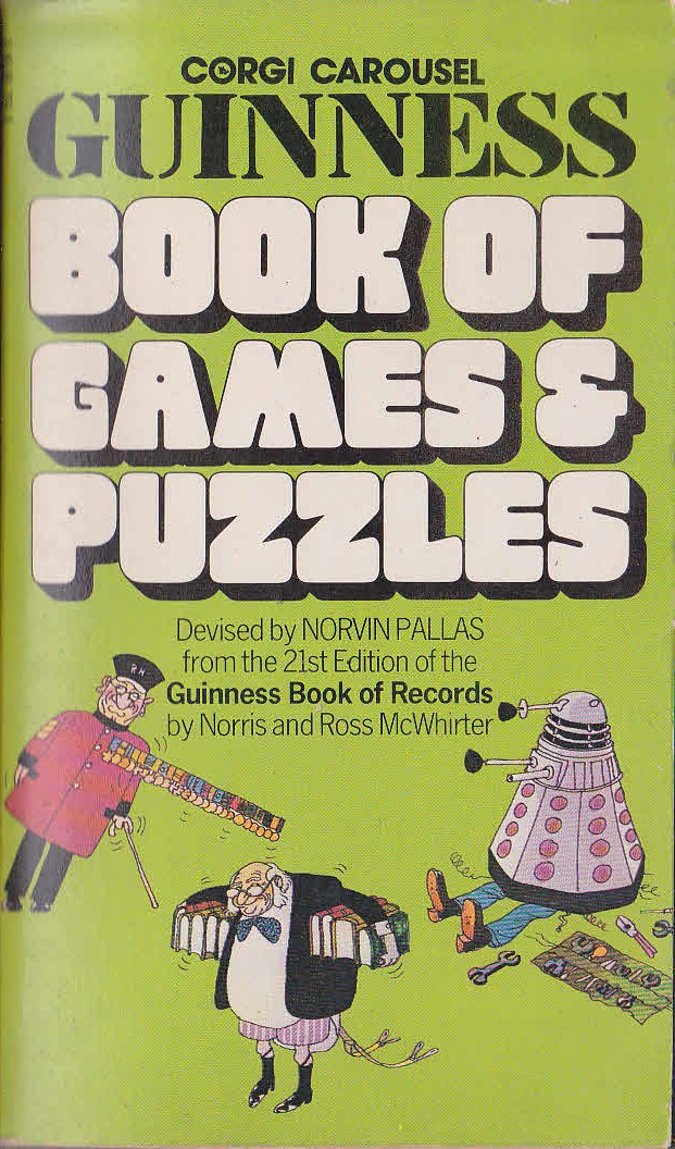 Norvin Pallas  GUINNESS BOOK OF GAMES & PUZZLES front book cover image