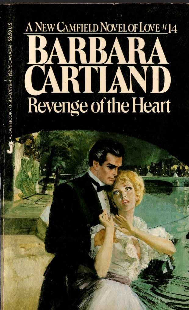 Barbara Cartland  REVENGE OF THE HEART front book cover image