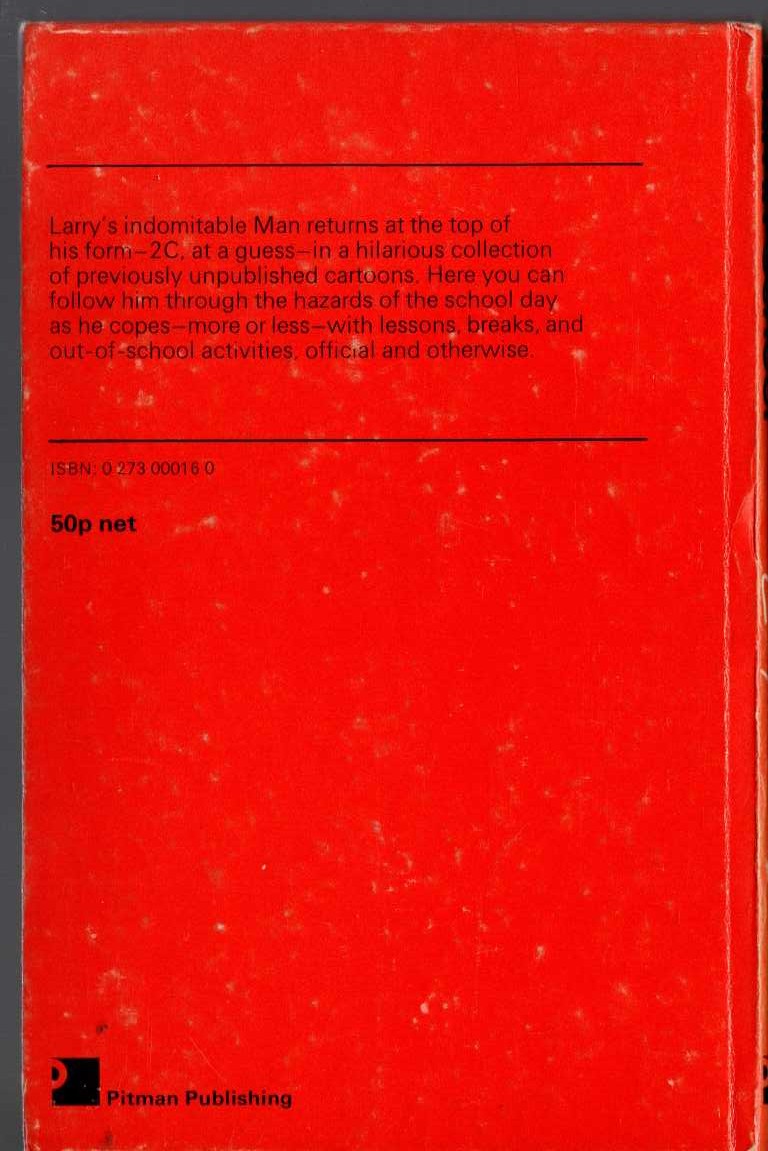 MAN IN SCHOOL magnified rear book cover image