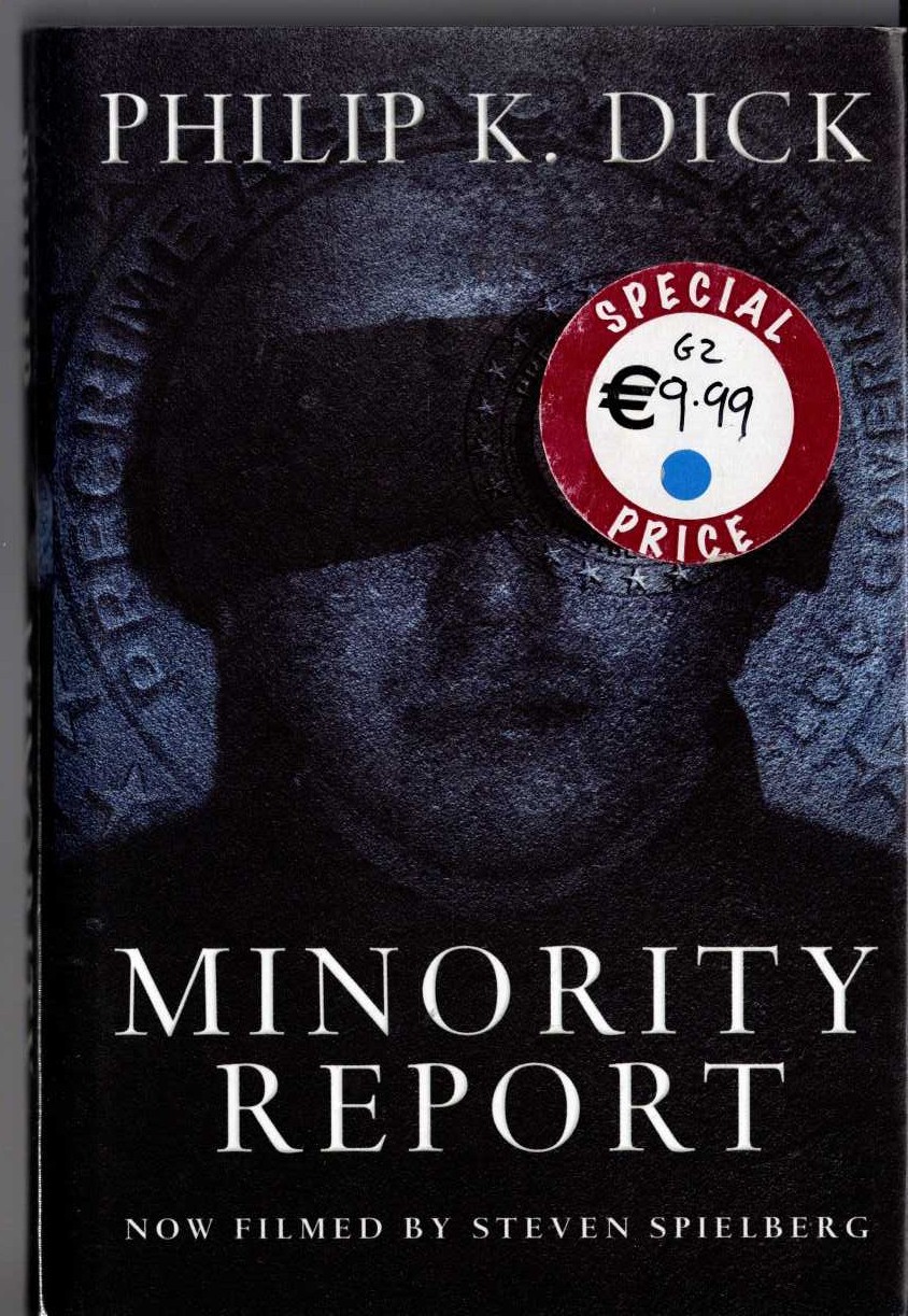 MINORITY REPORT front book cover image
