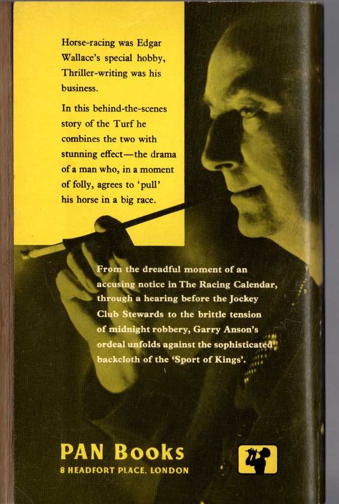 Edgar Wallace  THE CALENDAR magnified rear book cover image