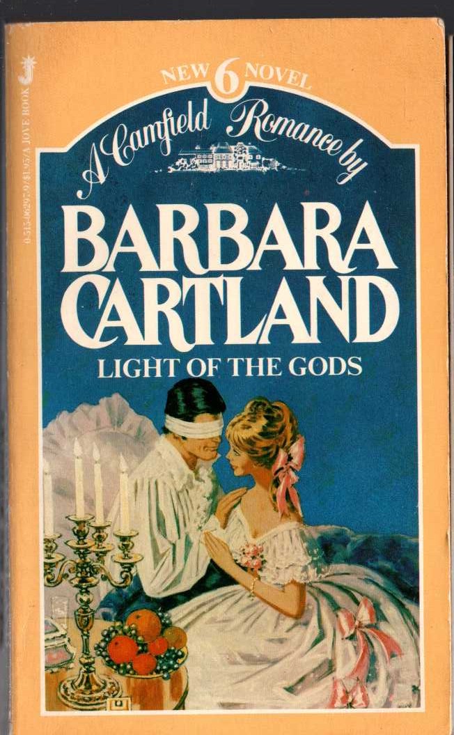 Barbara Cartland  LIGHT OF THE GODS front book cover image