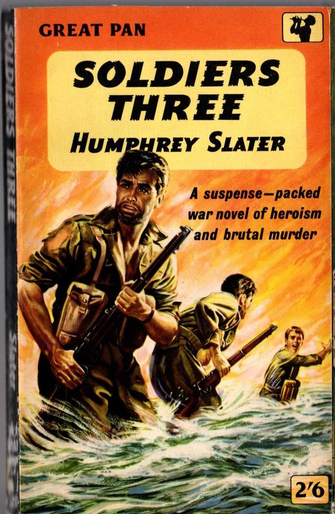 Humphrey Slater  SOLDIERS THREE front book cover image