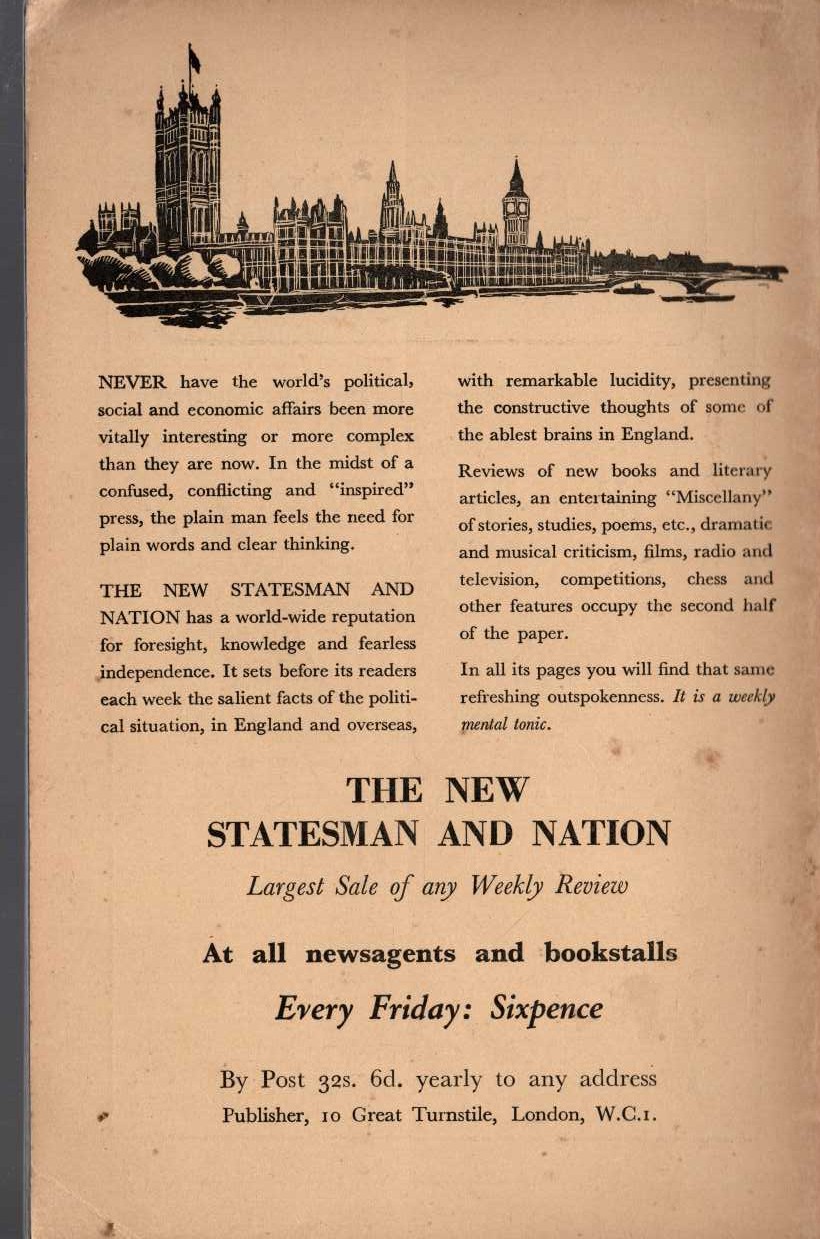 Audrey Hilton (edits) THIS ENGLAND 1946 - 1949 magnified rear book cover image