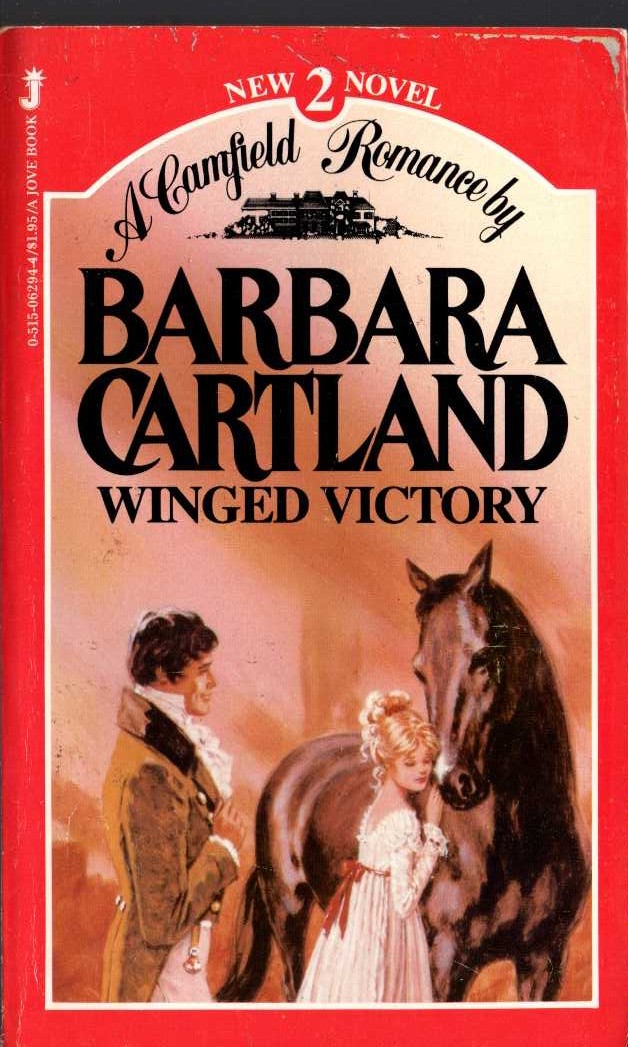 Barbara Cartland  WINGED VICTORY front book cover image