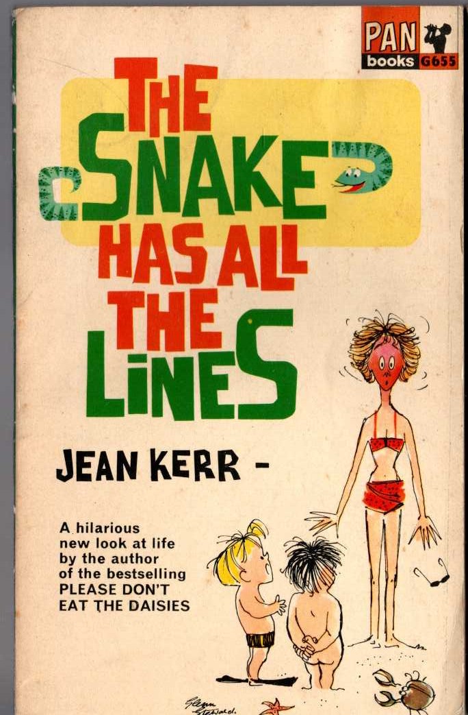Jean Kerr  THE SNAKE HAS ALL THE LINES front book cover image
