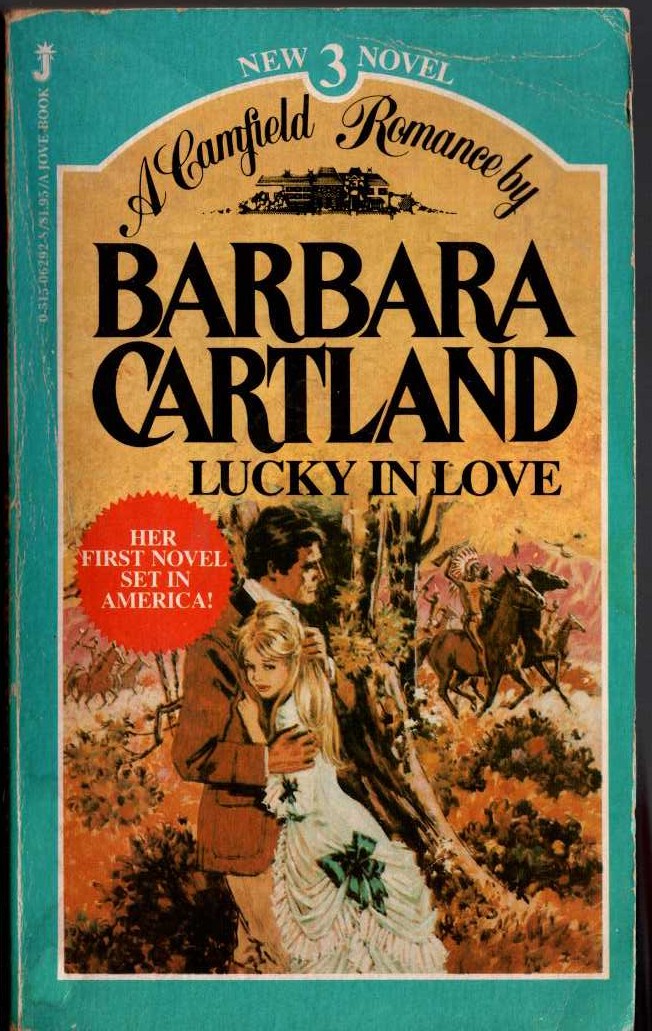 Barbara Cartland  LUCKY IN LOVE front book cover image
