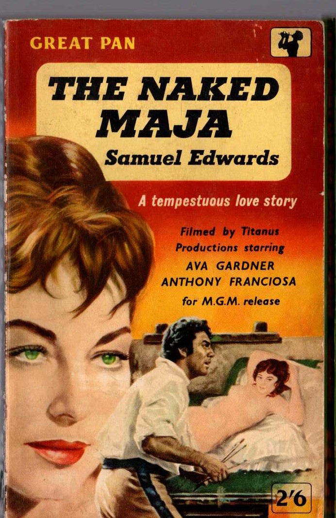 Samuel Edwards  THE NAKED MAJA front book cover image
