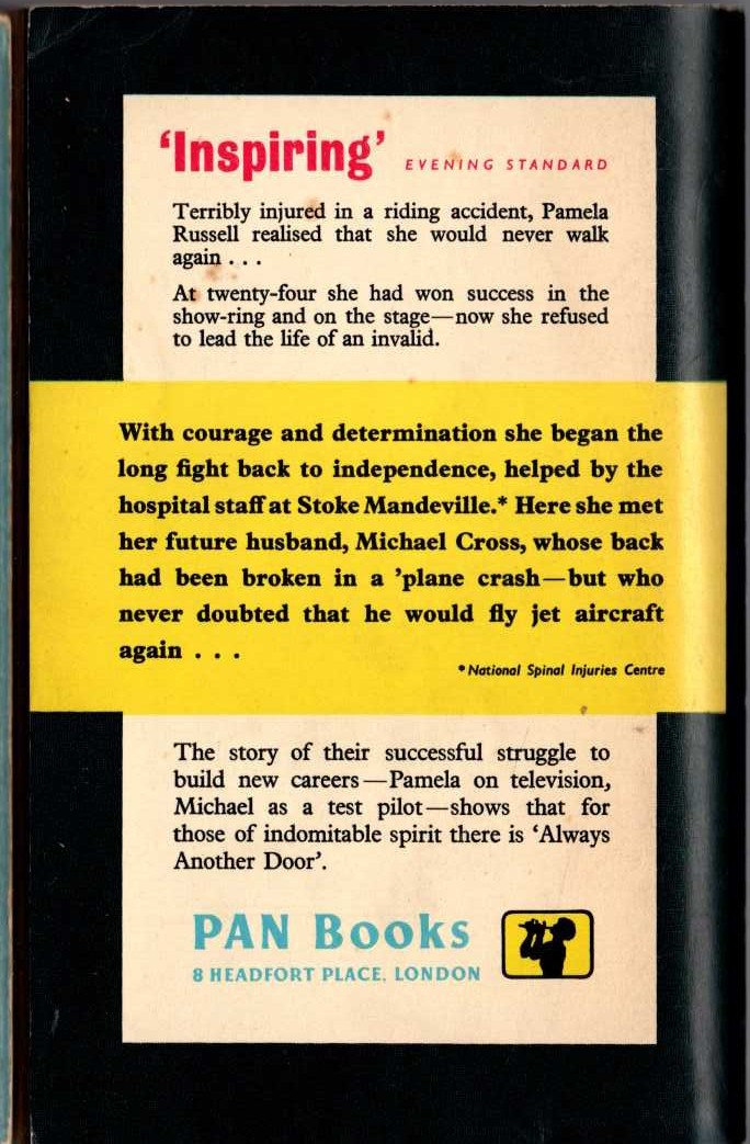 Douglas Keay  ALWAYS ANOTHER DOOR magnified rear book cover image