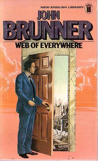 John Brunner  WEB OF EVERYWHERE front book cover image
