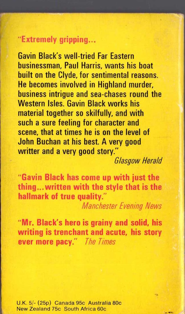 Gavin Black  THE COLD JUNGLE magnified rear book cover image