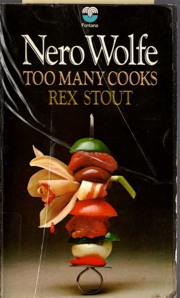 Rex Stout  TOO MANY COOKS front book cover image
