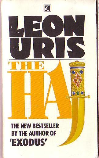 Leon Uris  THE HAJ front book cover image