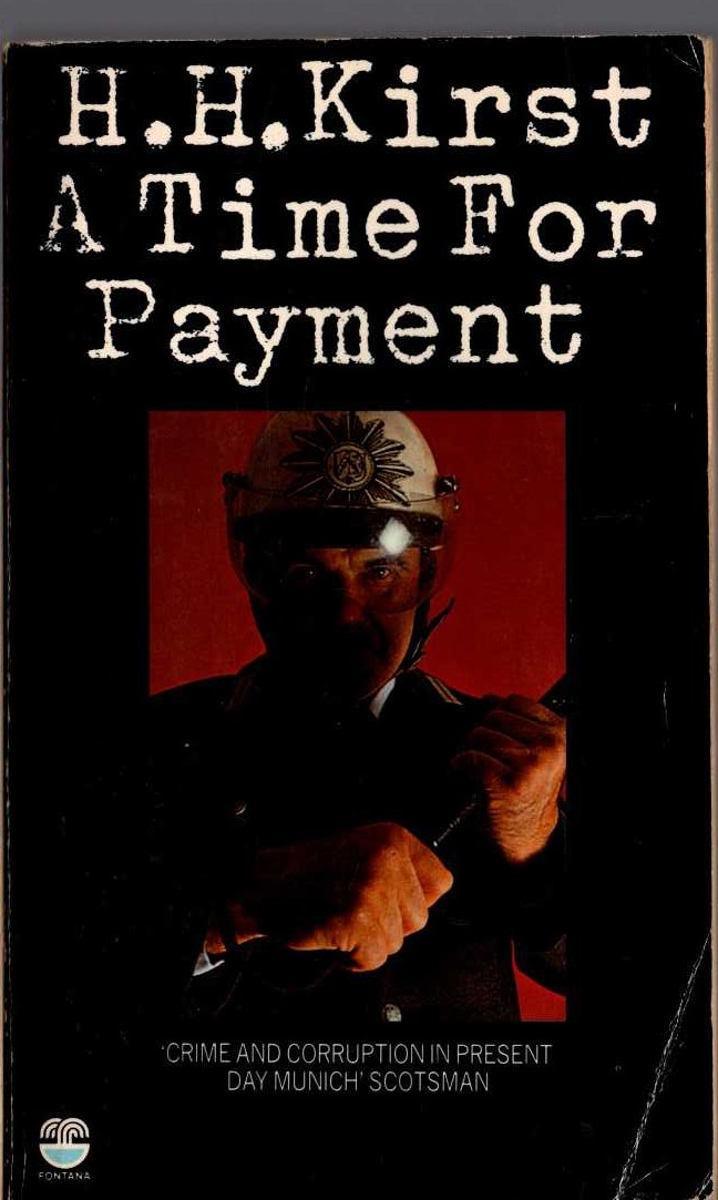 H.H. Kirst  A TIME FOR PAYMENT front book cover image