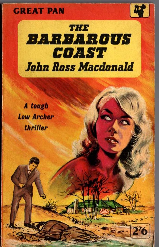 John Ross Macdonald  THE BARBAROUS COAST front book cover image