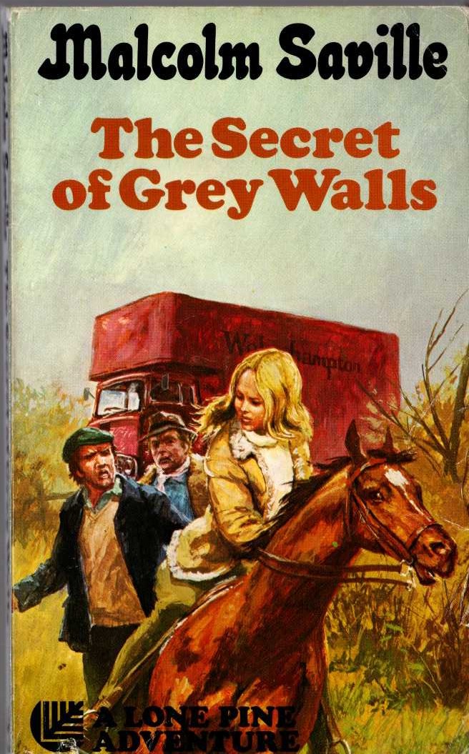 Malcolm Saville  THE SECRET OF GREY WALLS front book cover image
