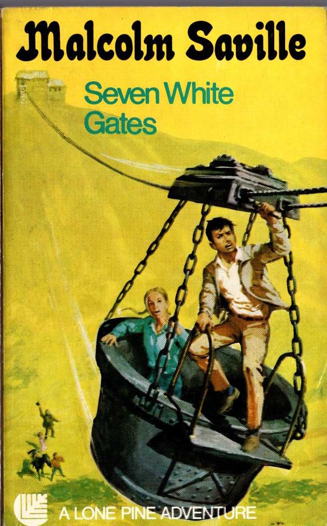 Malcolm Saville  SEVEN WHITE GATES front book cover image