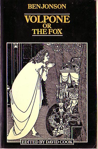 Ben Jonson  VOLPONE or THE FOX. Edited by David Cook front book cover image