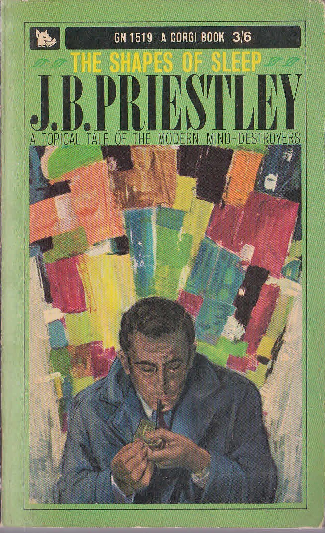 J.B. Priestley  THE SHAPES OF SLEEP front book cover image