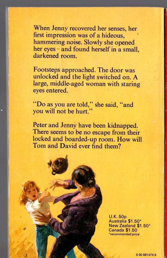 Enid Blyton FIVE GO ADVENTURING AGAIN .Knight 1967 rear cover image