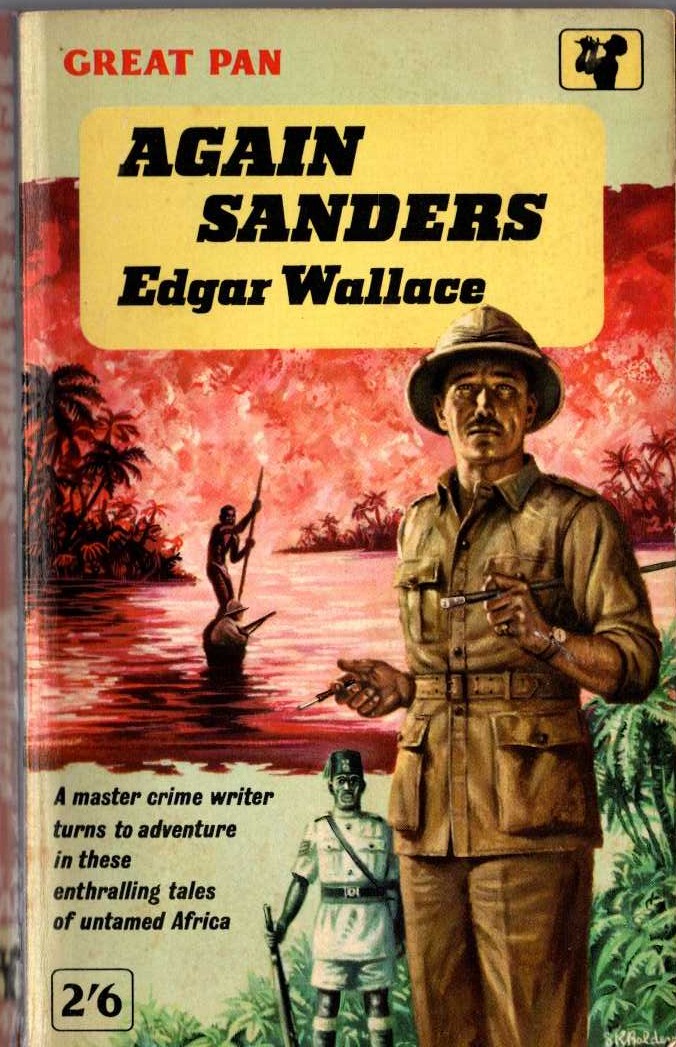 Edgar Wallace  AGAIN SANDERS front book cover image
