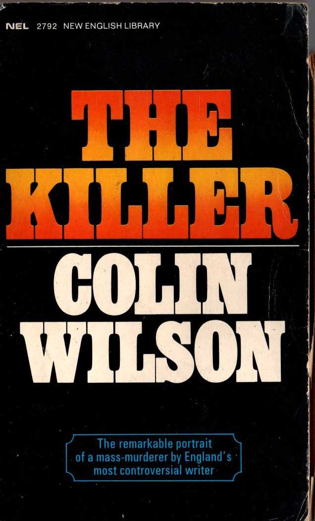 Colin Wilson  THE KILLER front book cover image