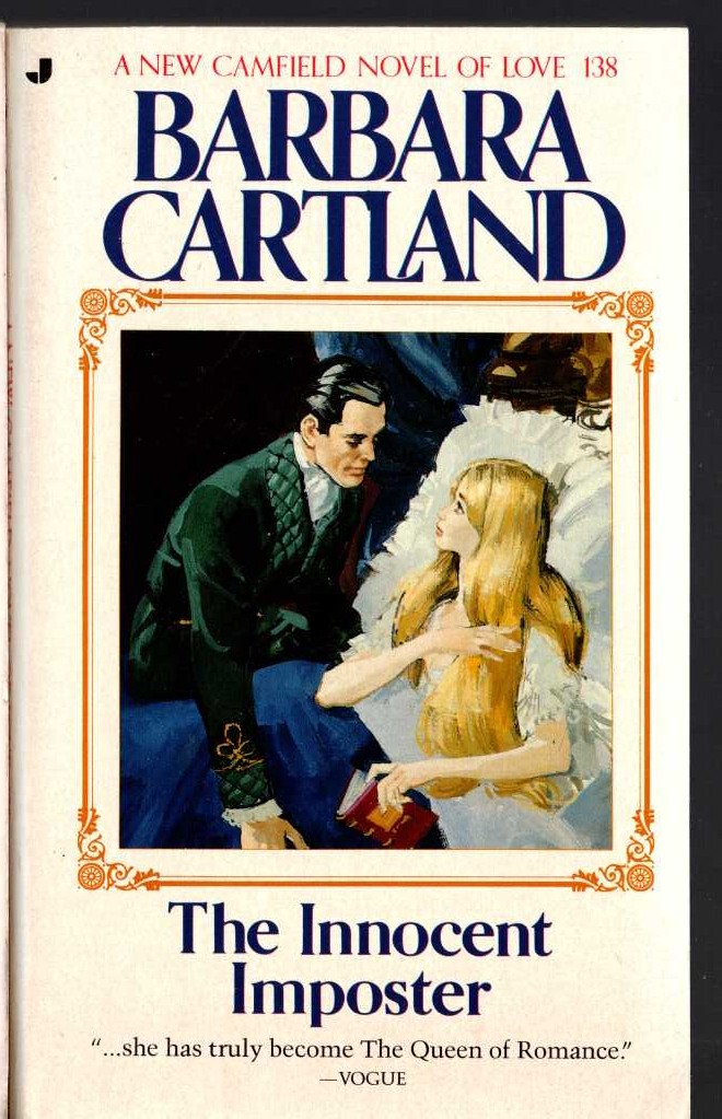 Barbara Cartland  THE INNOCENT IMPOSTER front book cover image