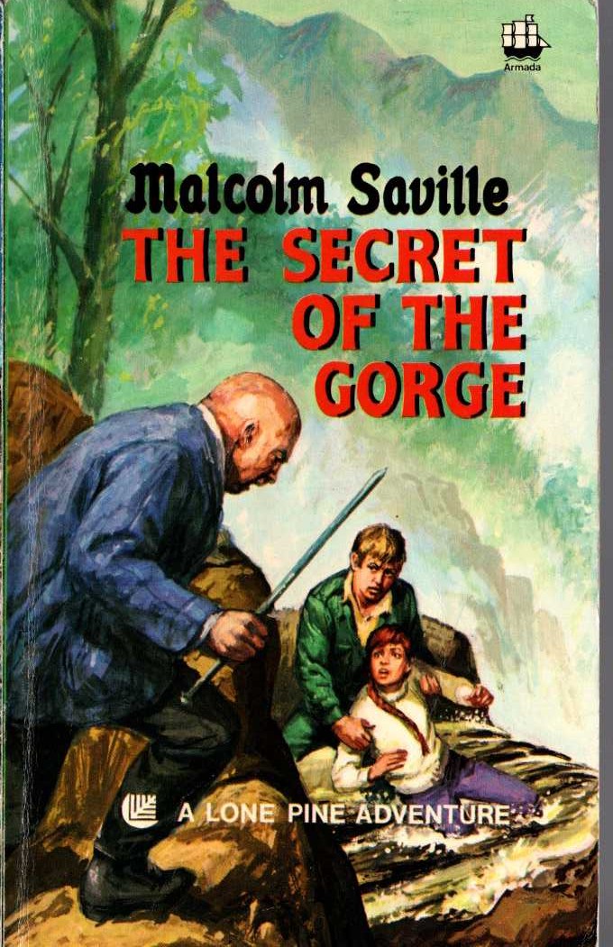 Malcolm Saville  THE SECRET OF THE GORGE front book cover image