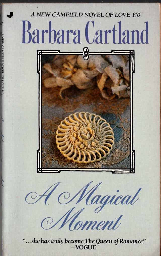 Barbara Cartland  A MAGICAL MOMENT front book cover image