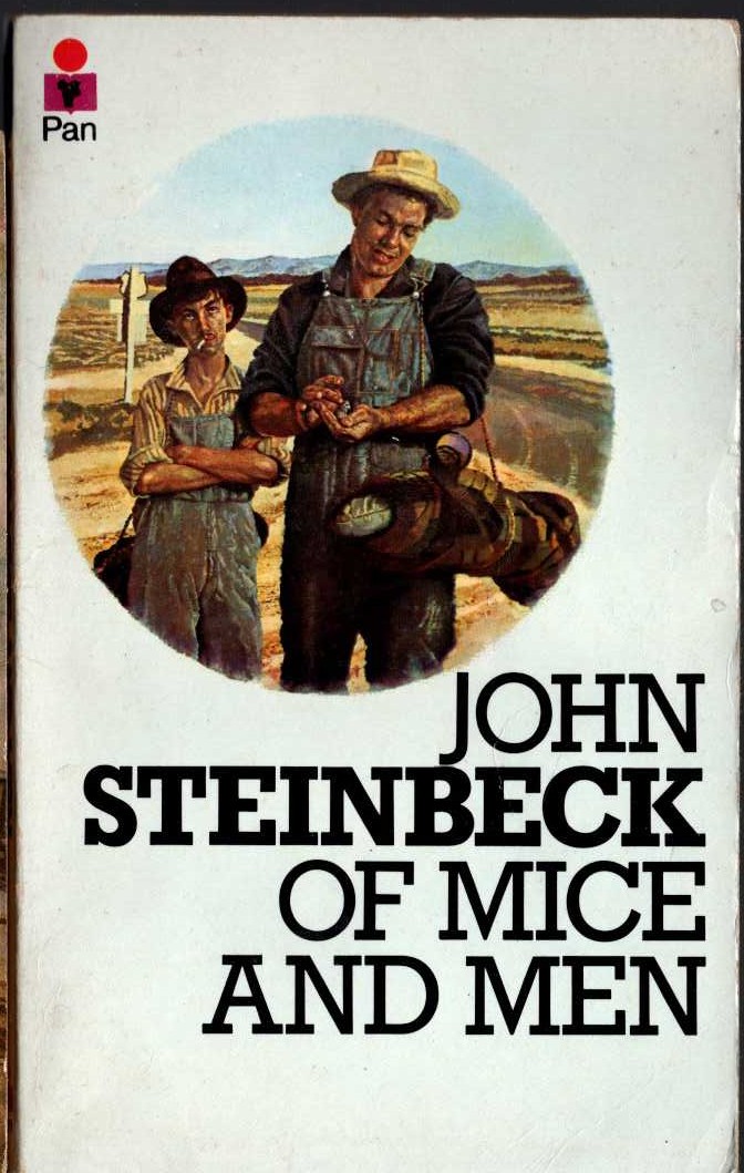 John Steinbeck  OF MICE AND MEN front book cover image
