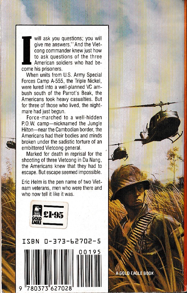 Eric Helm  VIETNAM: GROUND ZERO - P.O.W. magnified rear book cover image