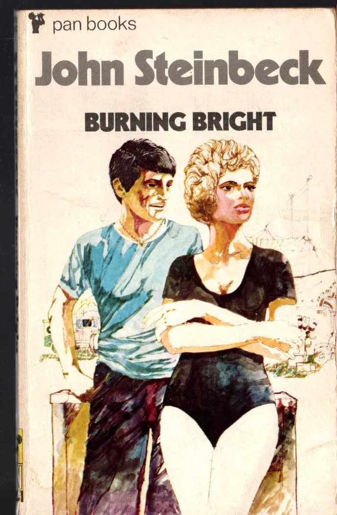 John Steinbeck  BURNING BRIGHT front book cover image