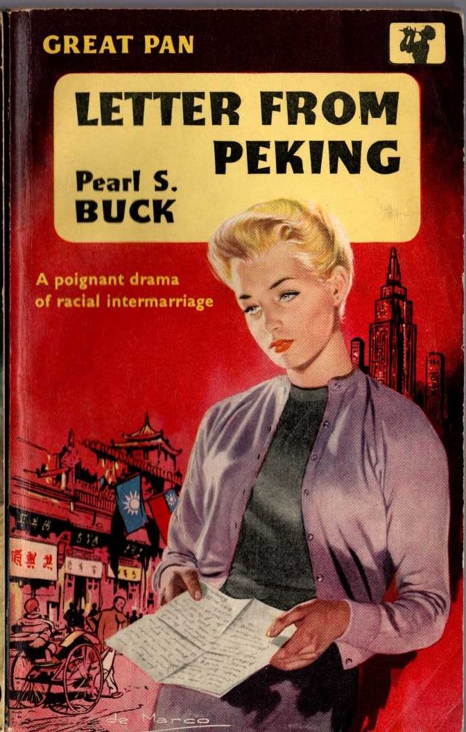 Pearl S. Buck  LETTER FROM PEKING front book cover image