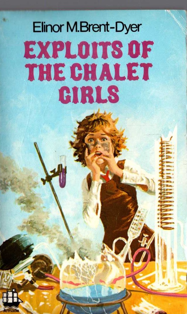 Elinor M. Brent-Dyer  EXPLOITS OF THE CHALET GIRLS front book cover image
