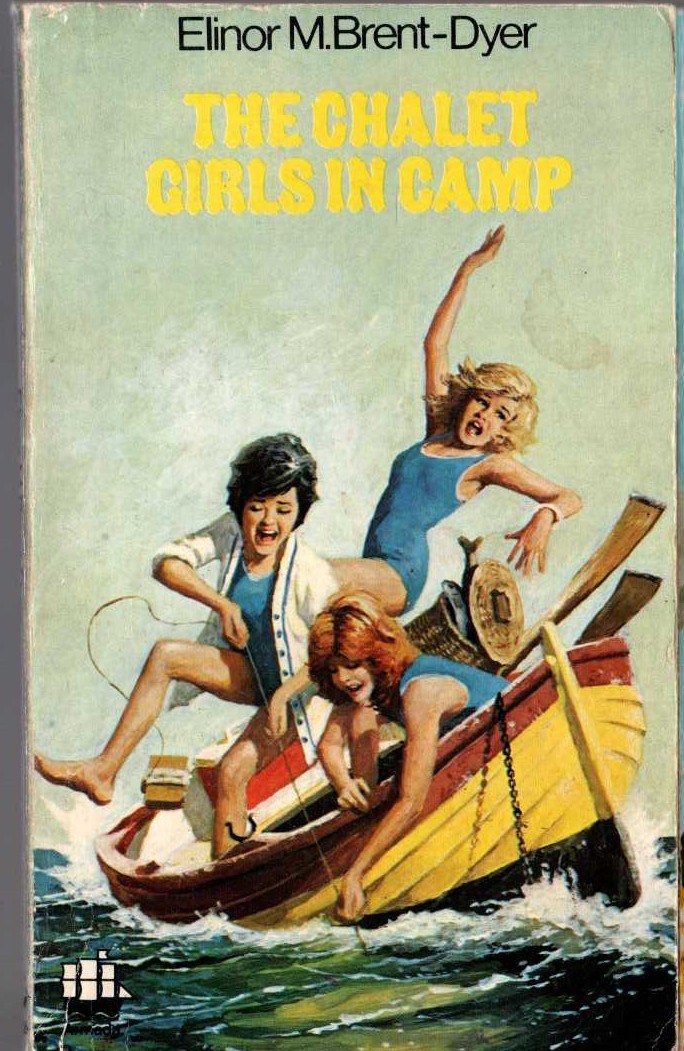 Elinor M. Brent-Dyer  THE CHALET GIRLS IN CAMP front book cover image